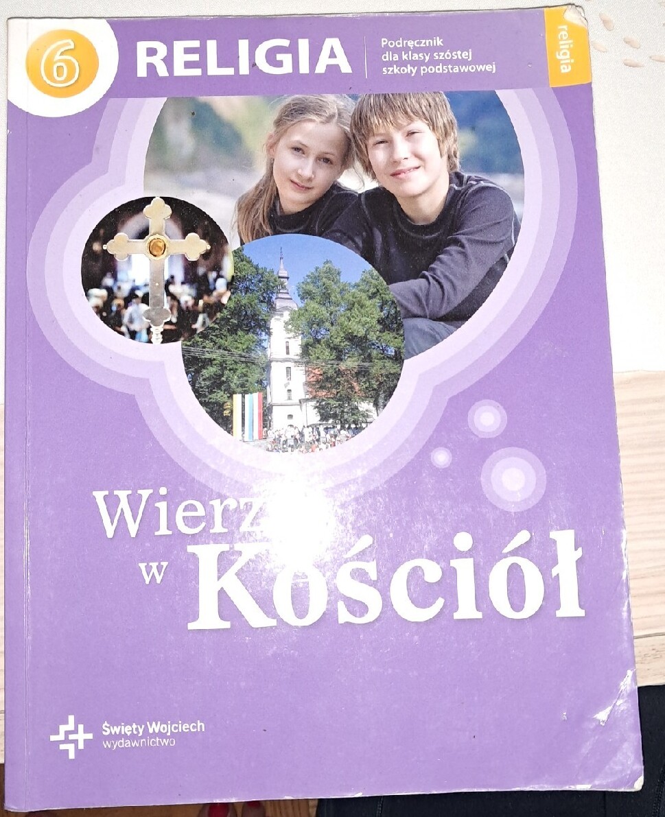 Ksiazka Do Religii Kl 1 Książka do religii 6 klasa " Wierzę w Kościół" | tomaszów mazowiecki