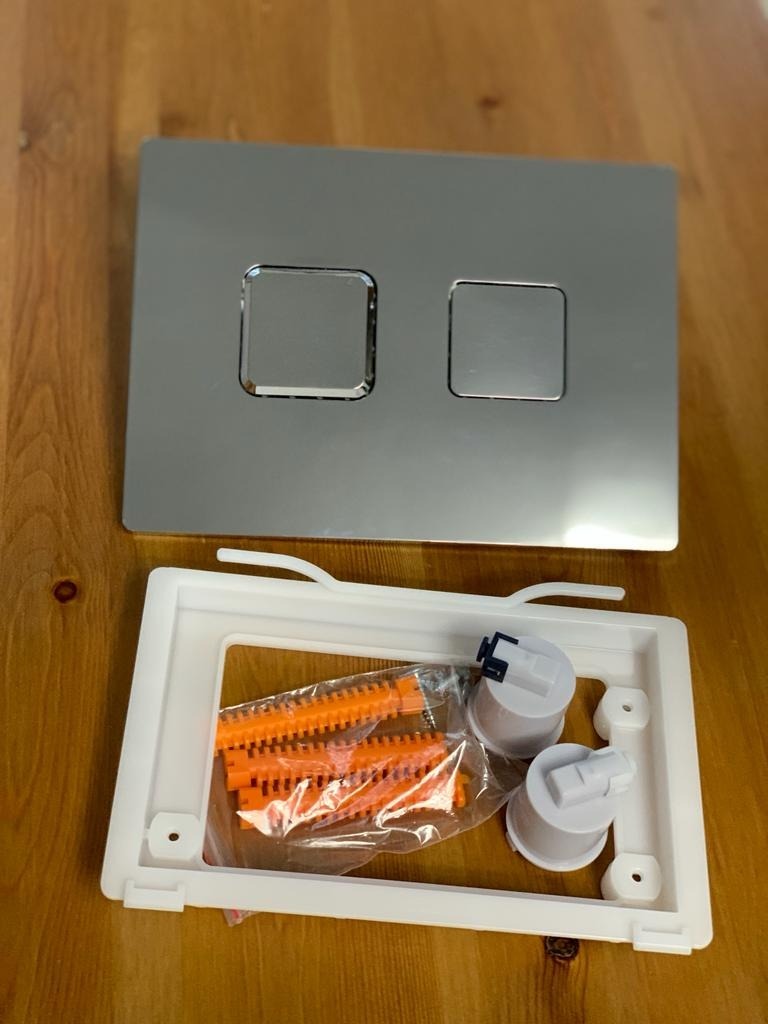 Przycisk do spłuczki CERSANIT srebrny pneumatyczny | Żywiec | Kup teraz ...