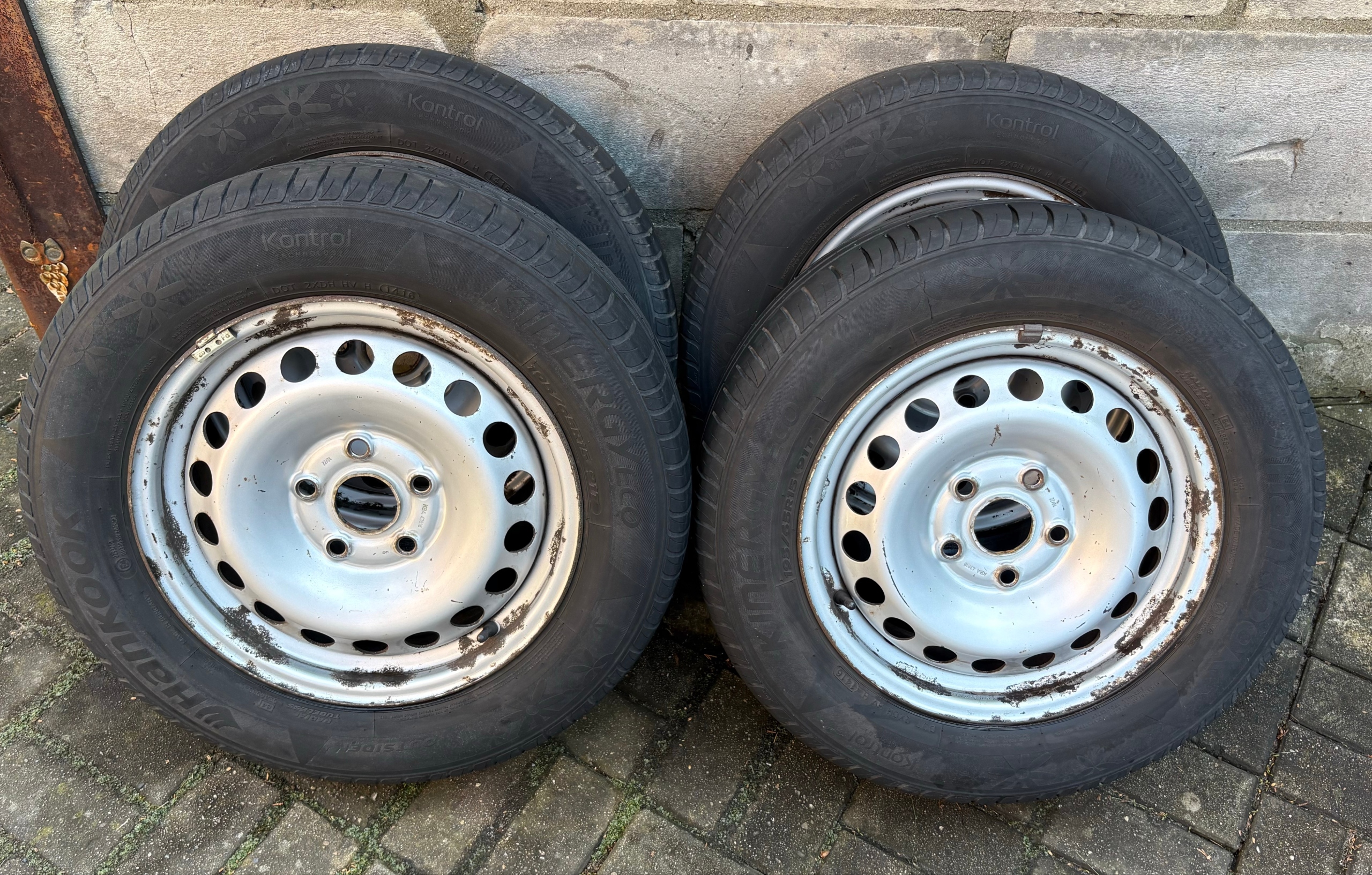 КОЛЕСА ДИСКИ ШИНИ ЛІТНІ 195/65/15 VW SEAT SKODA AUDI ET47 5X112 KBA 43816 