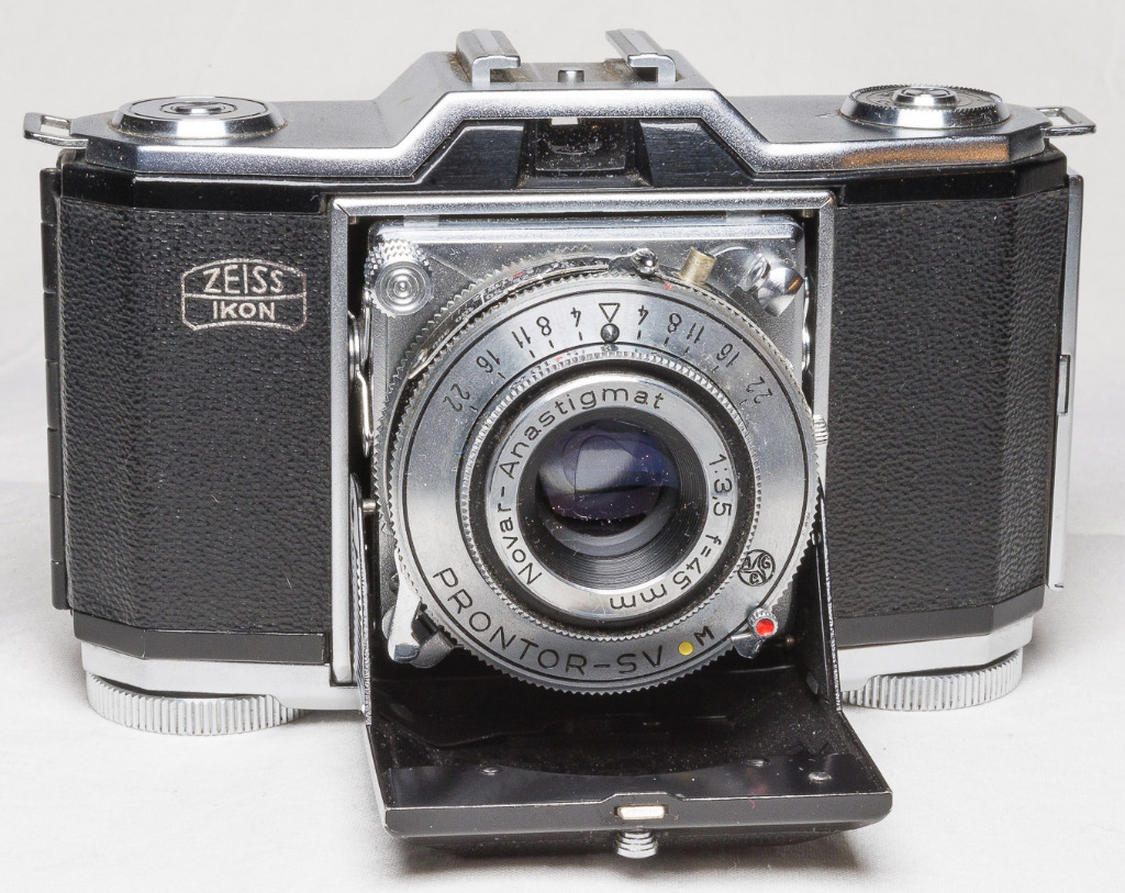 Appareil Photo Zeiss Ikon Contina – Objectif Anastigma 45mm F3.5, Argentique, Occasion