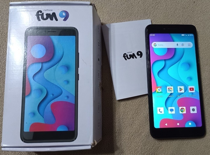 MyPhone Fun 9 ładowanie FOLIA na ekranie | Okulice | Kup teraz na ...