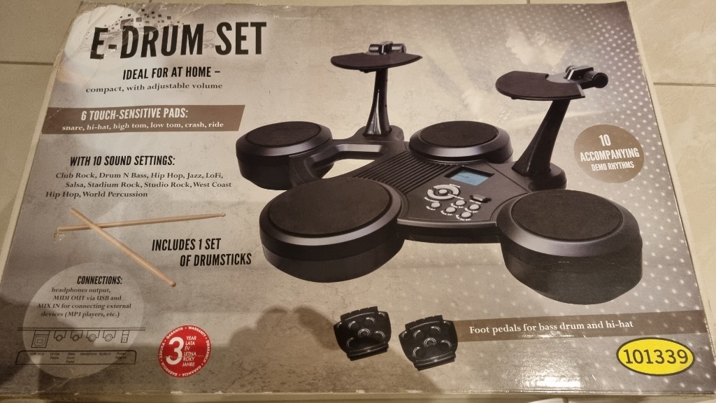 Perkusja elektryczna zestaw EDrum Set Lidl Szczecin Kup teraz na