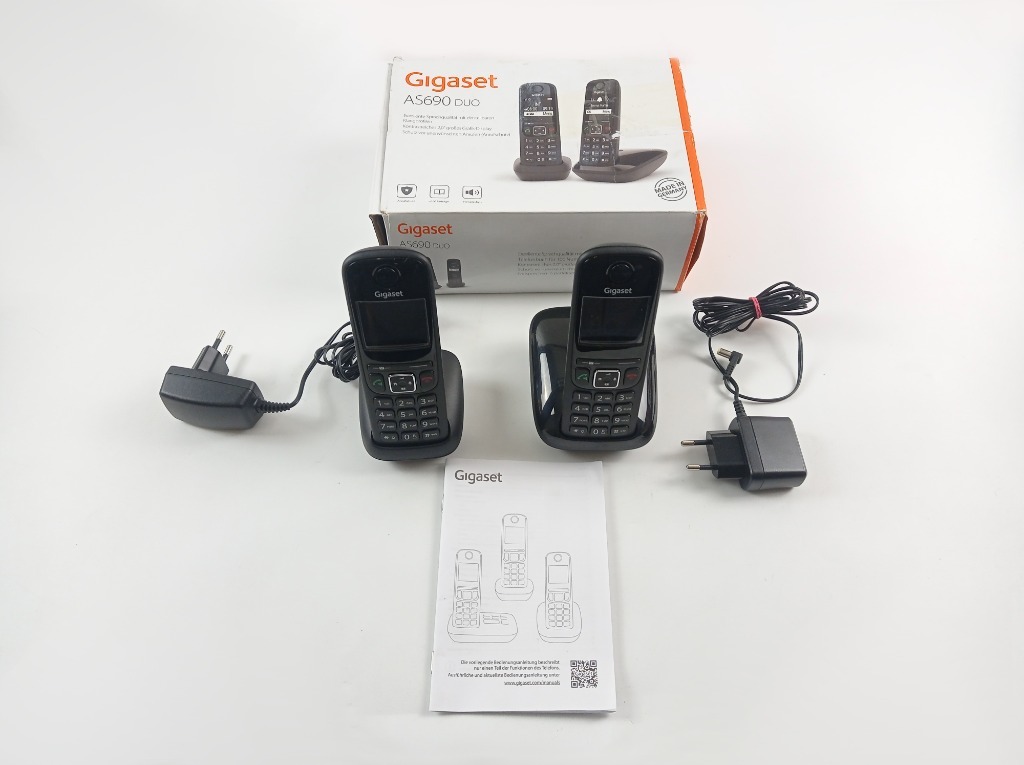 Gigaset AS690 Duo - Zestaw dwóch telefonów | Biłgoraj | Kup teraz na ...