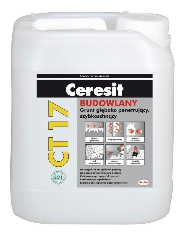 Grunt budowlany CT17 10 litrów Ceresit | Warszawa | Kup teraz na ...