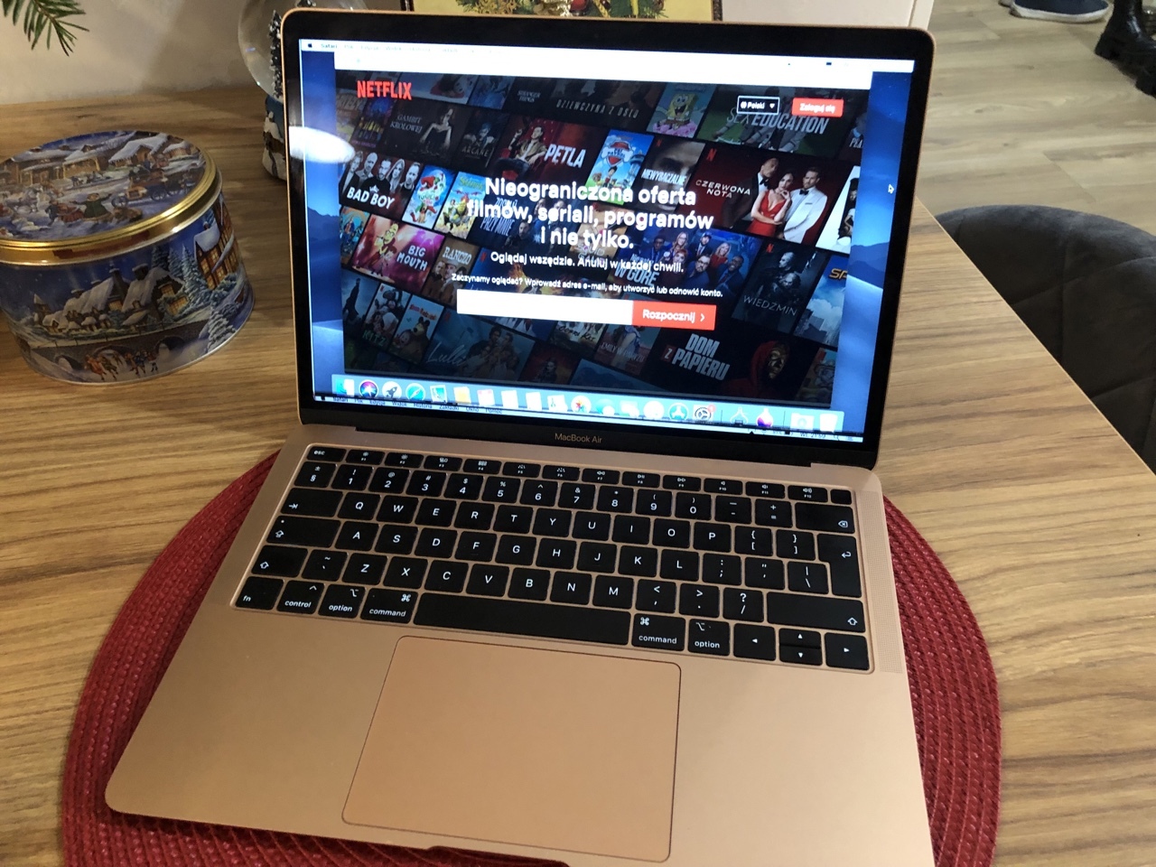 Apple MacBook Air Retina Rose Gold 2018 13" A1932 Elbląg Kup teraz