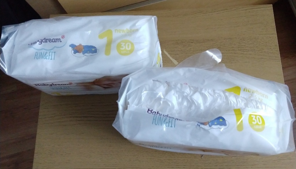 Подгузники Babydream fun fit 1