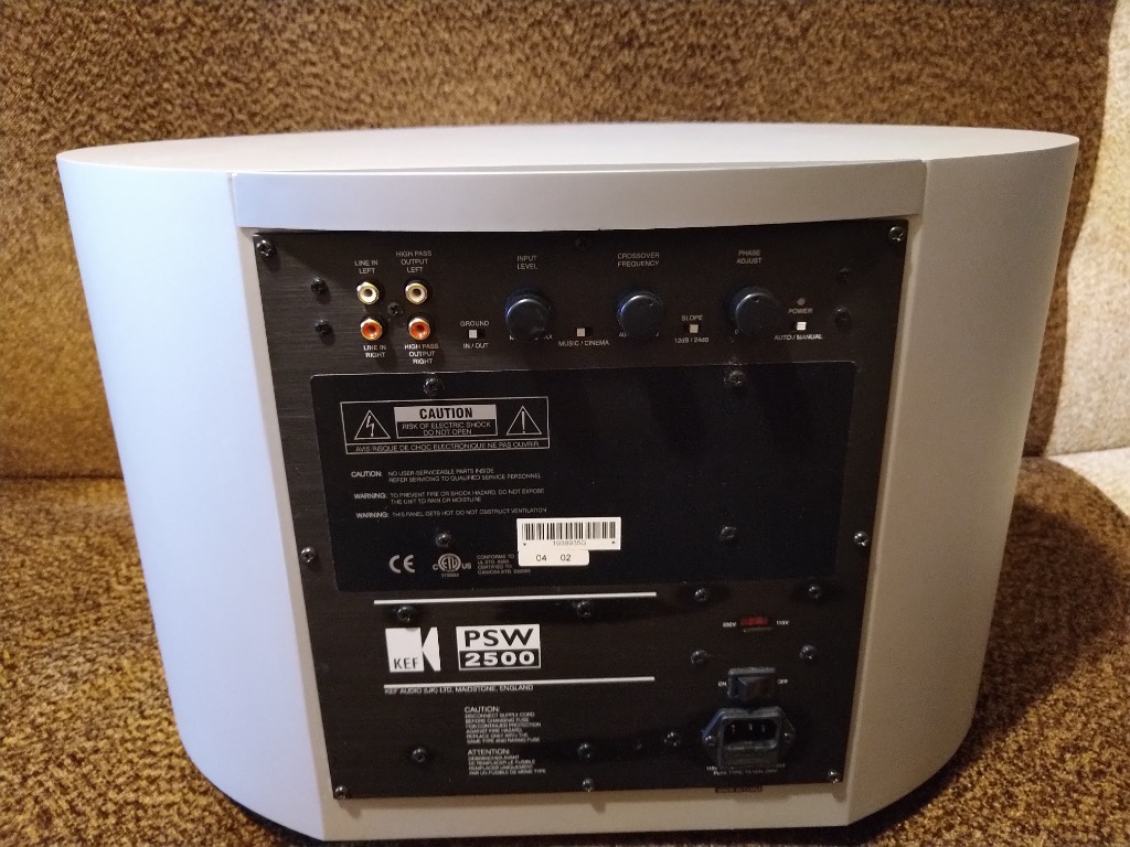 KEF PSW2500 subwoofer, dla audio fana Gdańsk Ogłoszenie na Allegro