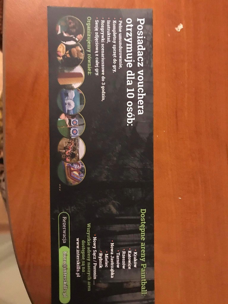 voucher paintball Nowy Targ Kup teraz na Allegro Lokalnie