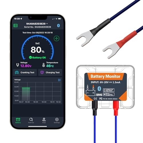 ТЕСТЕР DIAGNOSTYKA АКУМУЛЯТОРА BM6 6V 12V BLUETOOTH APLIKACJA 