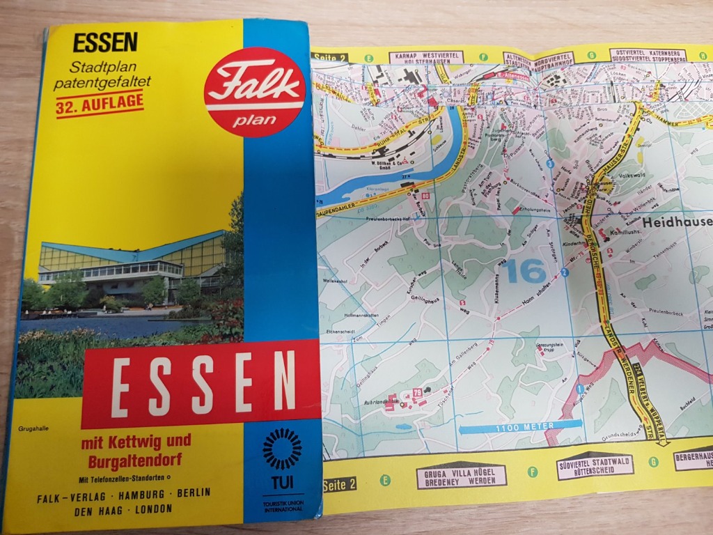 Niemiec essen mapa Essen Map
