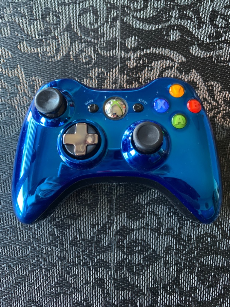 Oryginalny limitowany pad xbox 360 NIEBIESKI chrom Kalisz Kup teraz na Allegro Lokalnie