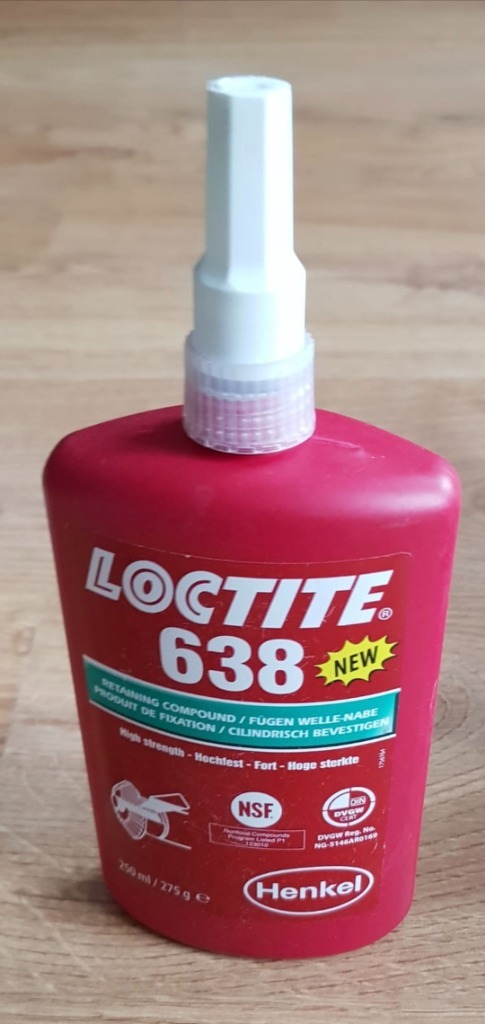 Loctite 638 анаэробный клей