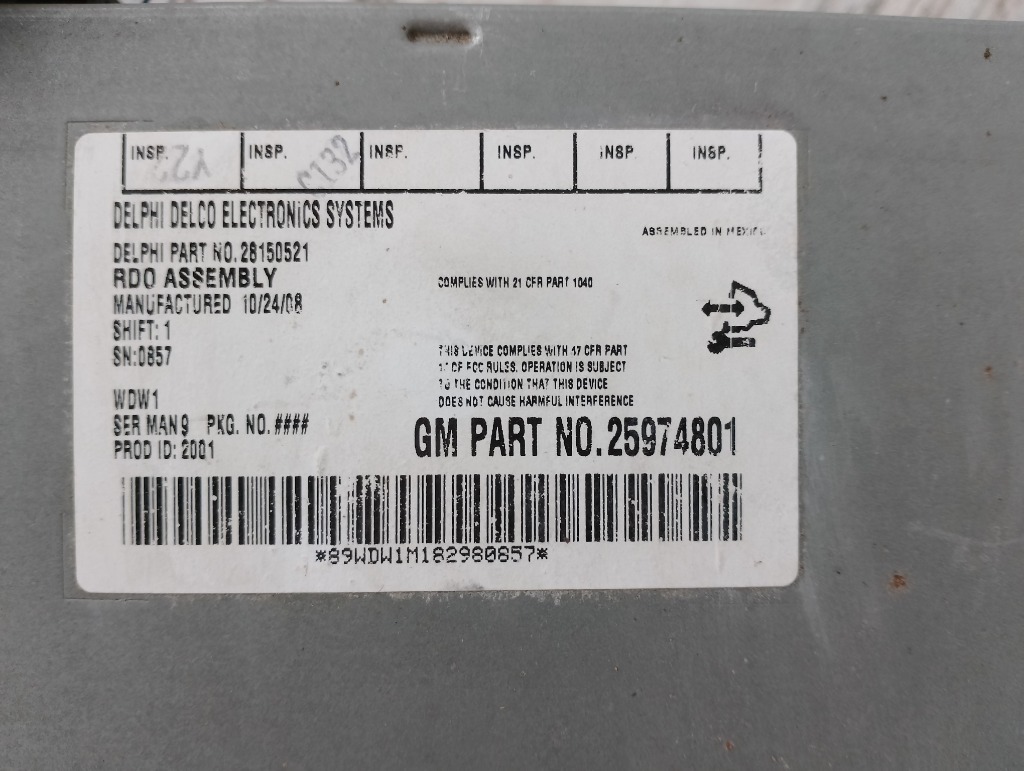 Delphi Radio CD Player GM 25974801 Chevy Nysa Kup teraz na Allegro Lokalnie
