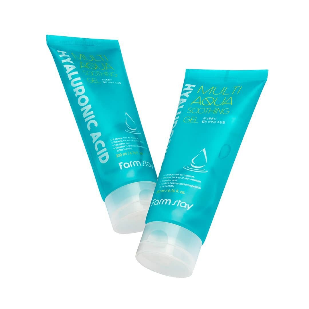 FARM STAY Hyaluronic Acid Multi Aqua Soothing Gel | Szczecin | Kup ...