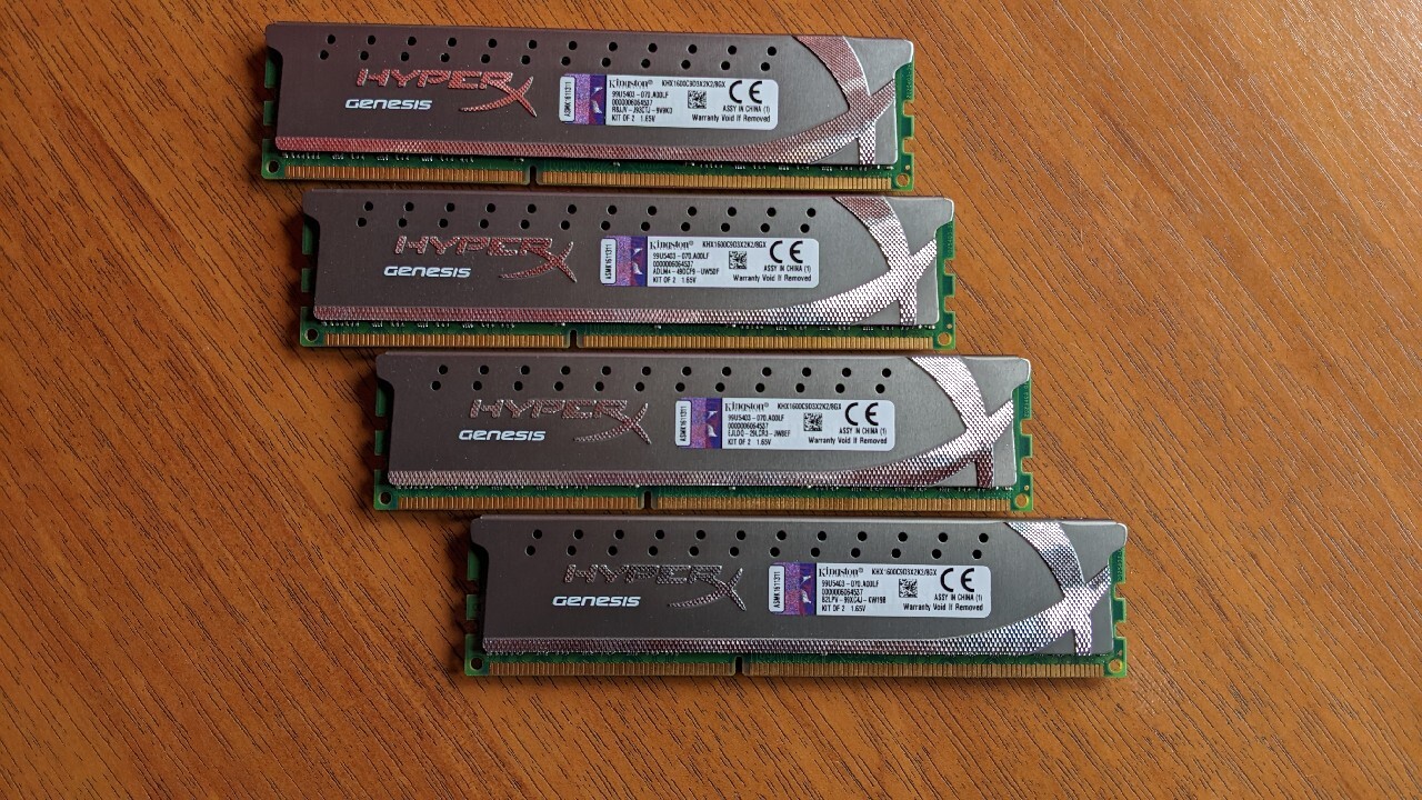 Kingston HyperX khx1600c9d3x2k2/8gx 4x4Gb 16gb | Głogów | Licytacja na ...