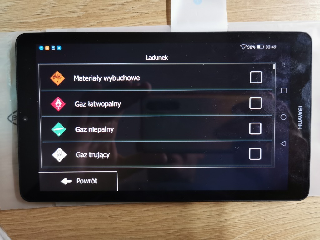 Tablet Huawei BG2W09 iGO Primo Truck 2022 TIR ADR Jarosław Kup