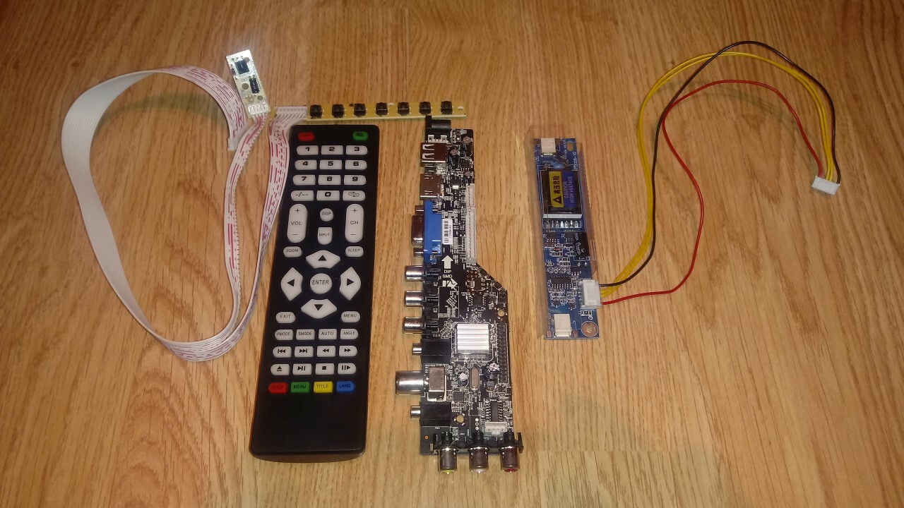 Uniwersalny sterownik matrycy LVDS 3663 LUA | Sierpc | Kup teraz na ...