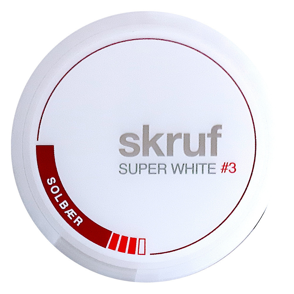 SKRUF SUPER WHITE 3 SOLBEAR снюс без табака
