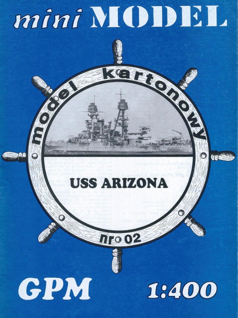GPM Amerykański pancernik USS"ARIZONA" skala 1/400 Wałcz Kup teraz