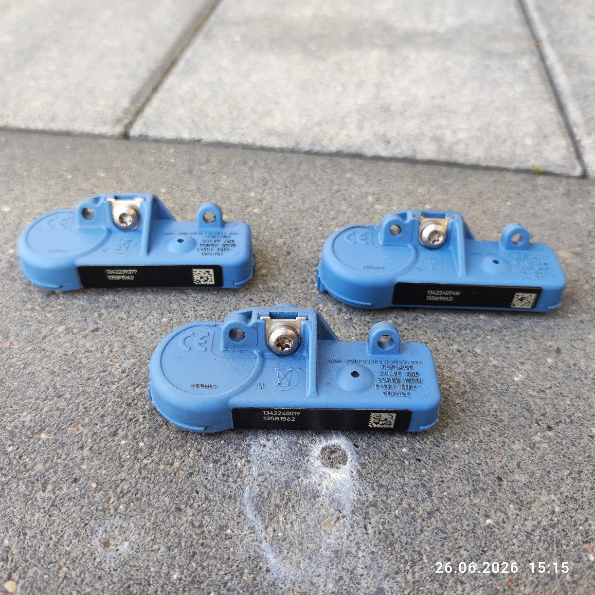 ДАТЧИК TPMS OPEL 13581562 