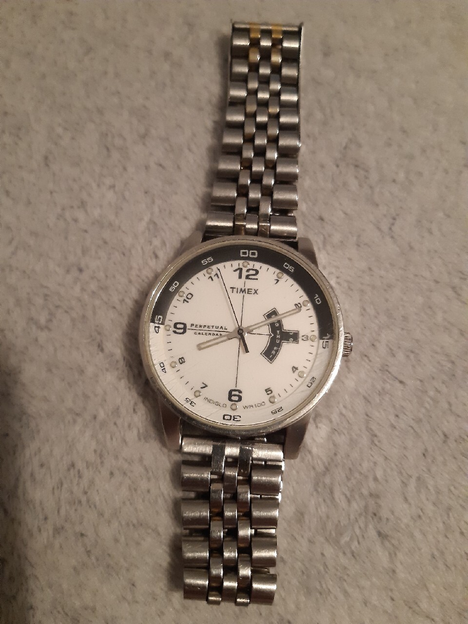 Timex Indiglo Perpetual Calendar WR100M Zielona Góra Licytacja na