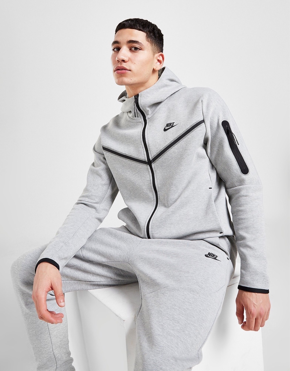 Nike Tech Fleece set dres rozmiar m L XL szary Warszawa Kup teraz
