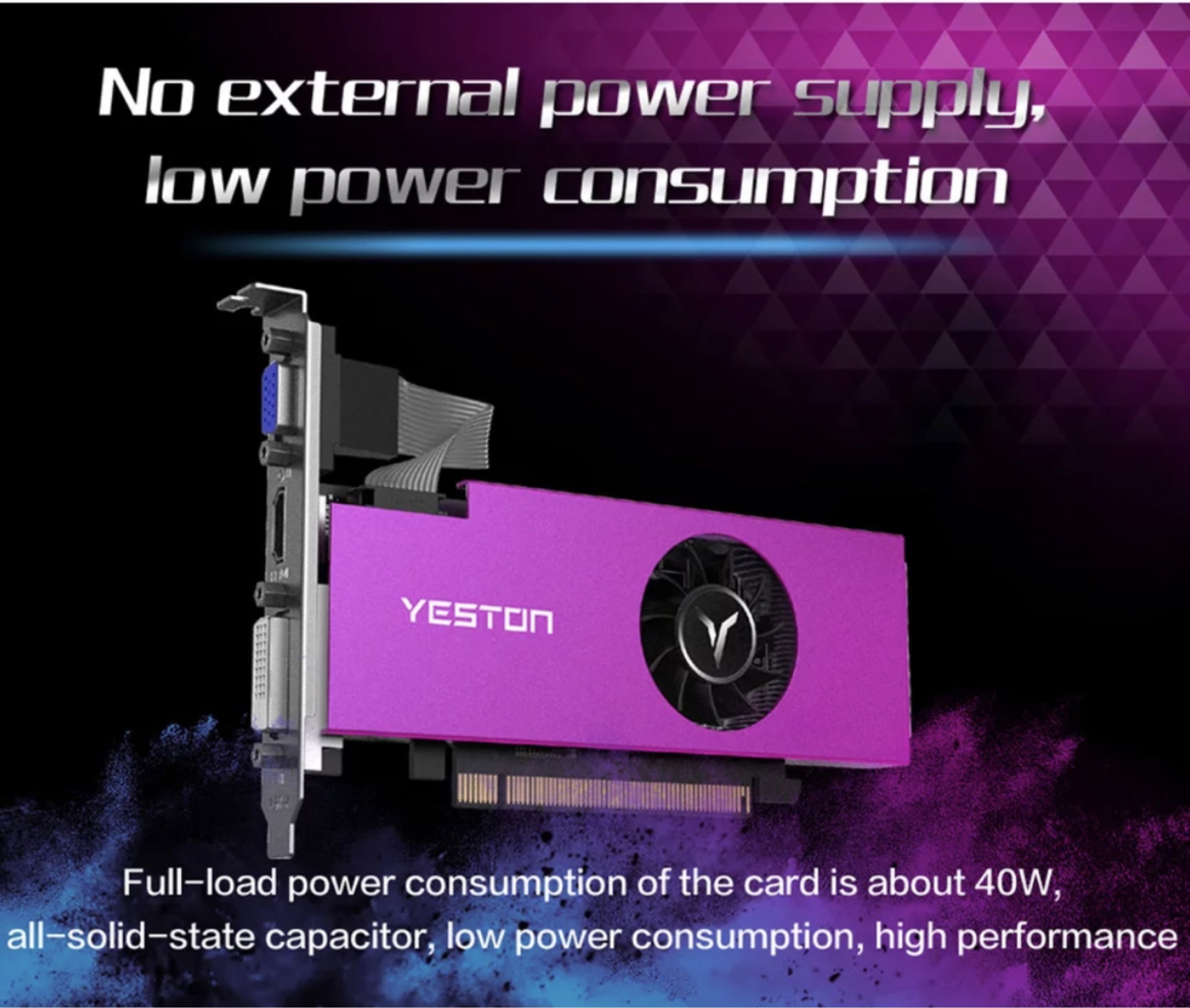 Zdjęcie oferty: Yeston Radeon mini RX 550 GPU 4GB GDDR5 128bit 
