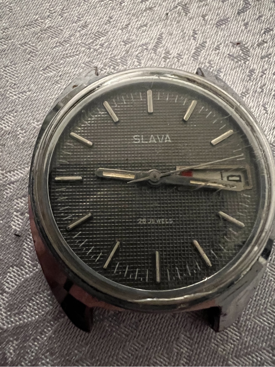 Zdjęcie oferty: Nareczny zegarek Slava 26 jewels z datownikiem