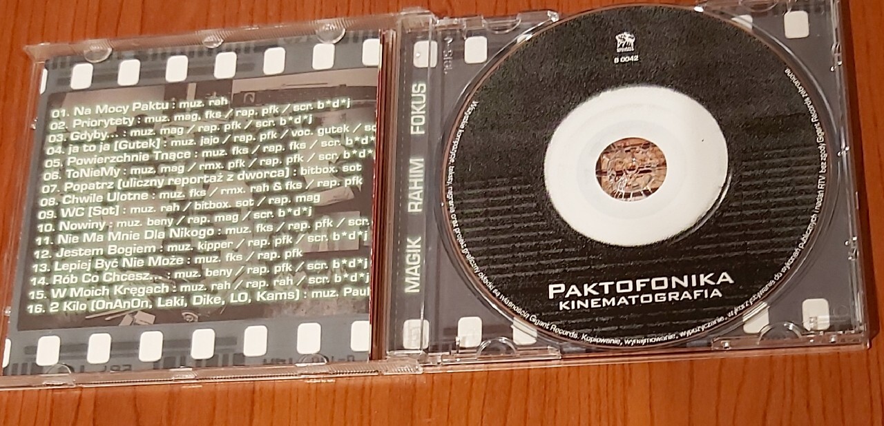 Płyta CD PAKTOFONIKA KINEMATOGRAFIA Gigant Records | Warszawa | Kup ...