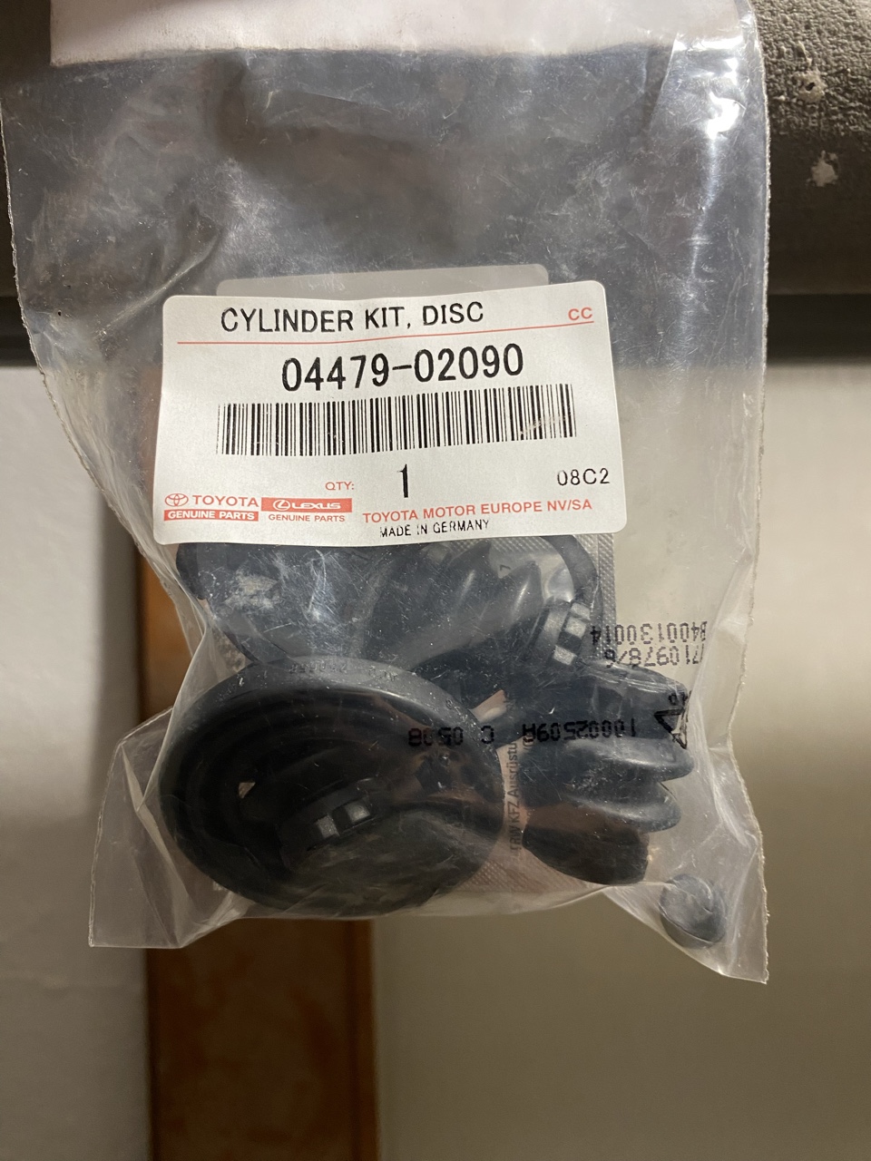 04479-02090 COROLLA 2000-2008 КОМПЛЕКТ РЕМОНТНИЙ ЗАТИСКІВ TOYOTA 