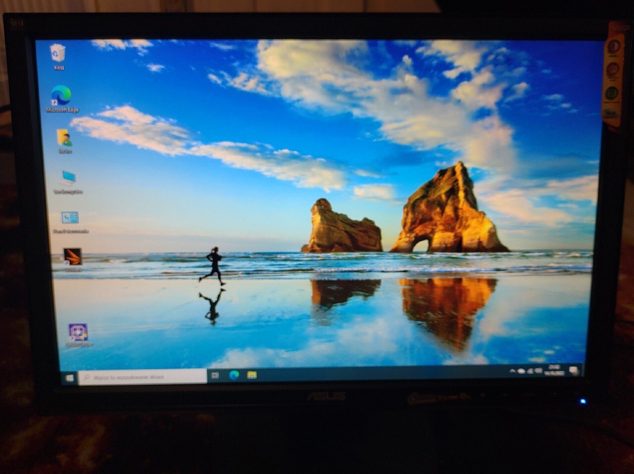 Monitor Asus 19' VW193DR pamoramiczny | Warszawa | Kup teraz na Allegro ...