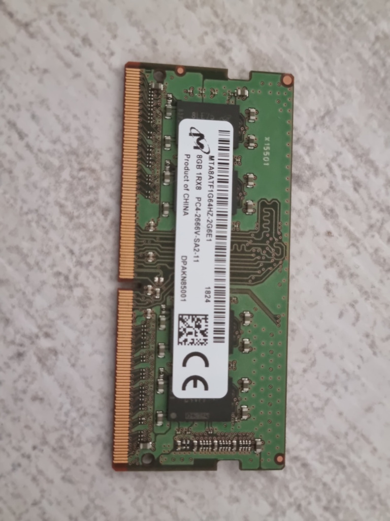 RAM DDR4 2666 Micron MTA8ATF1G64HZ-2G6E1 8GB | Rzeszów | Kup teraz na ...