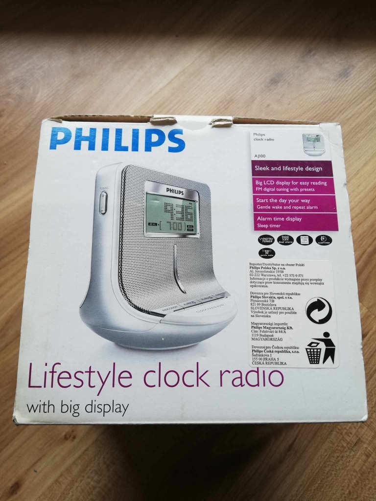 Radiobudzik Philips AJ100/12 radio Pruszcz Gdański Kup teraz na