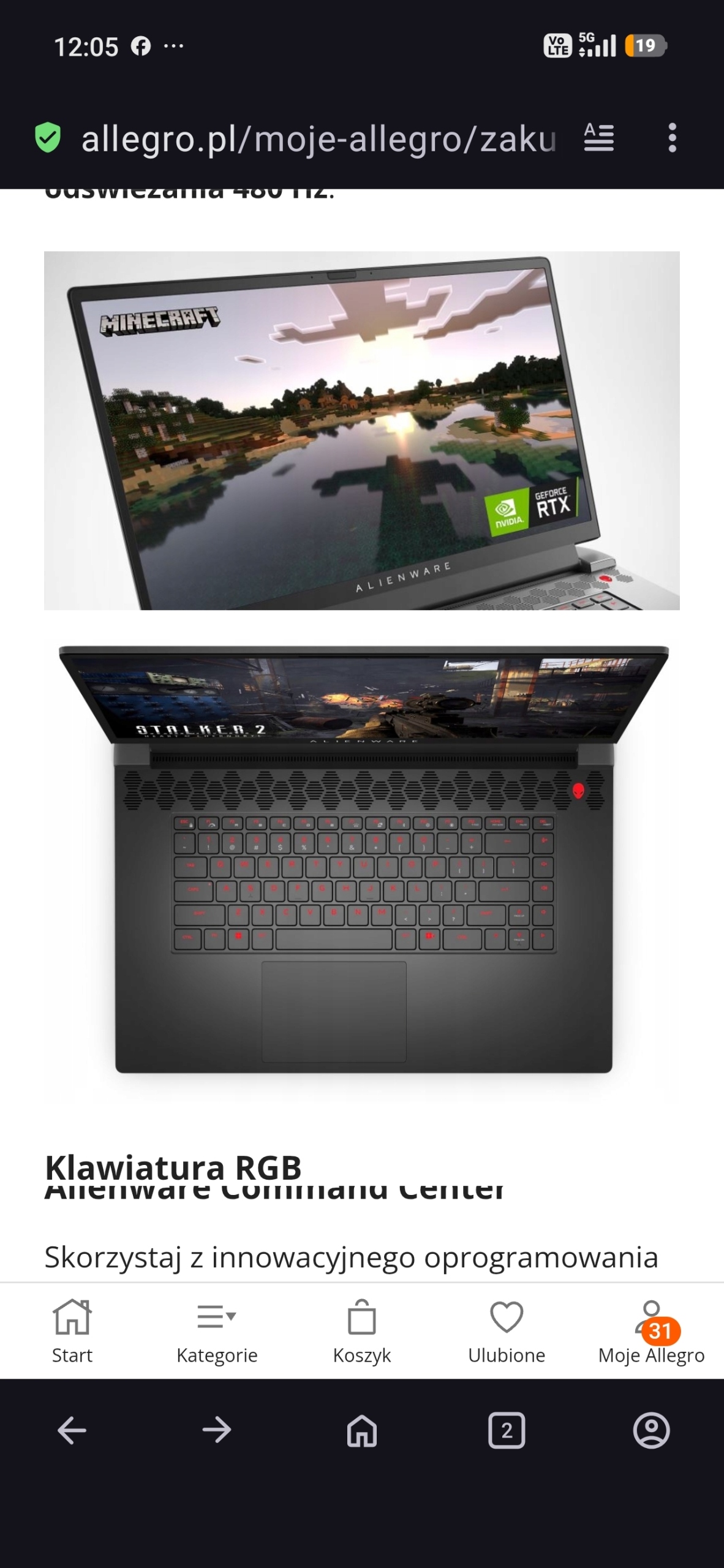 Dell Alienware M17 R5 Ryzen 9 6900HX 16GB 1TB SSD FHD 480Hz RTX 3080Ti ...