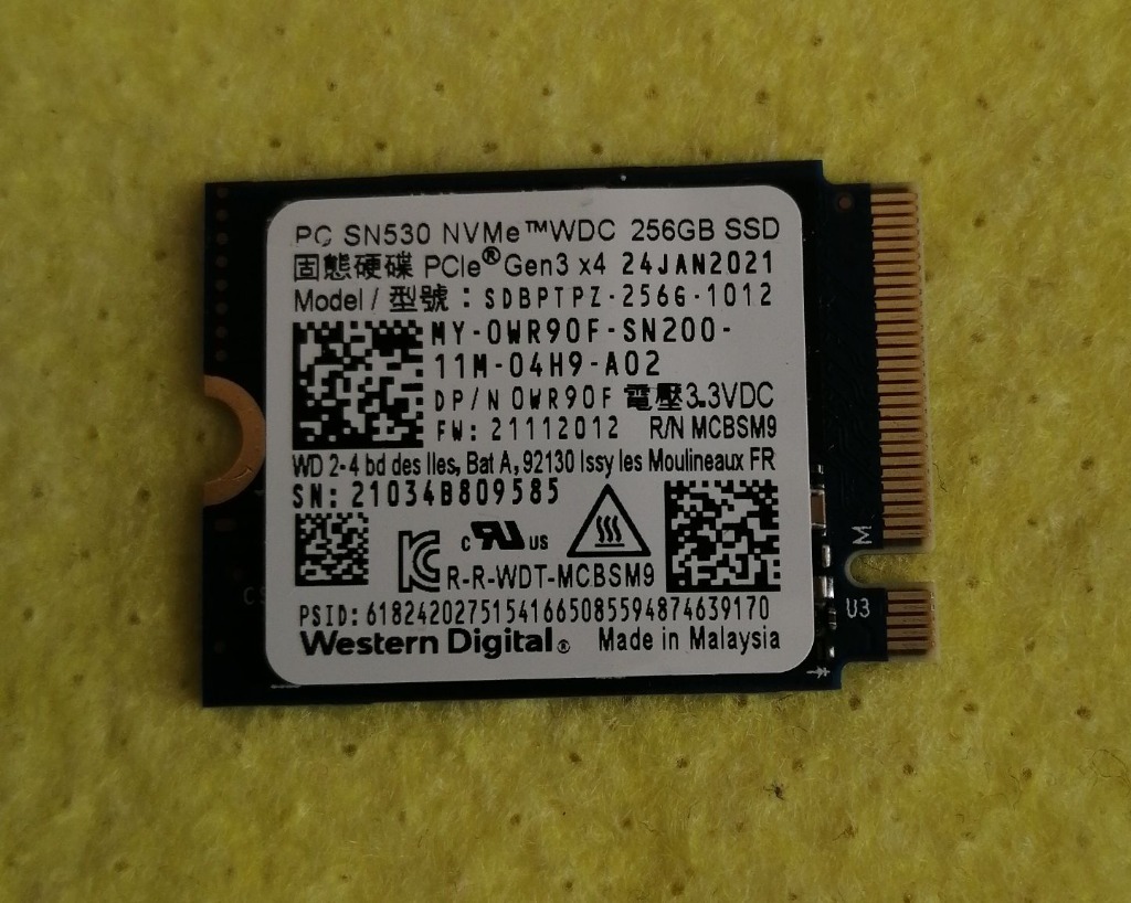Dysk SSD PC SN530 NVMe WDC 256GB | Zamość | Kup teraz na Allegro Lokalnie