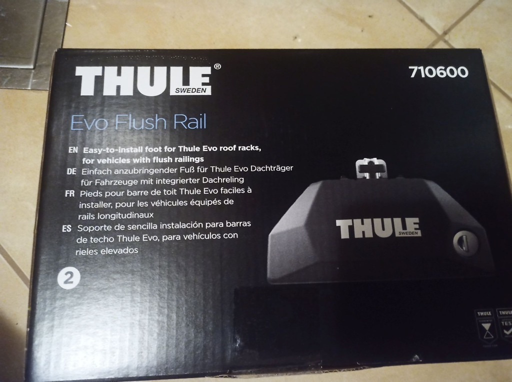 Thule Stopy bagażnika EVO FLUSHRAIL THULE 710600 | Sędziszów Małopolski ...