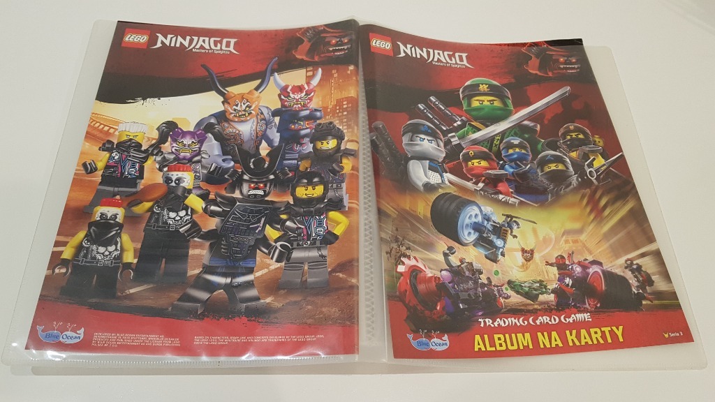 366 Ninjago Lego trading cards + album Warszawa Licytacja na
