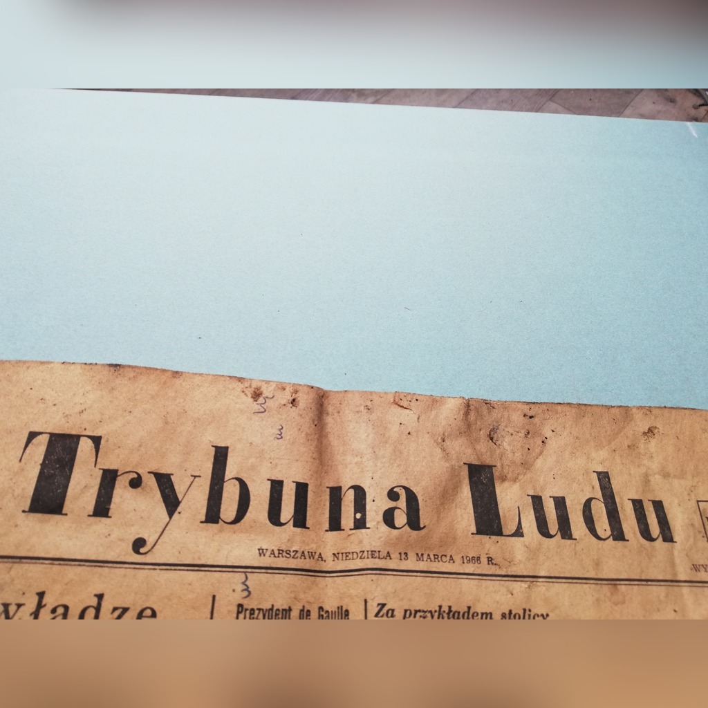 Trybuna Ludu 1966 Pisarzowice Licytacja na Allegro Lokalnie