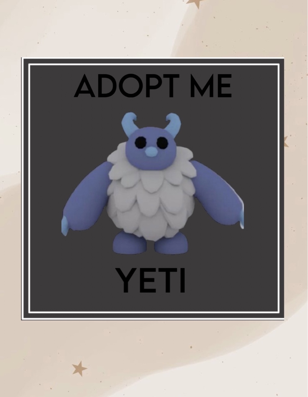 Adopt Me Yeti Warszawa Kup teraz na Allegro Lokalnie