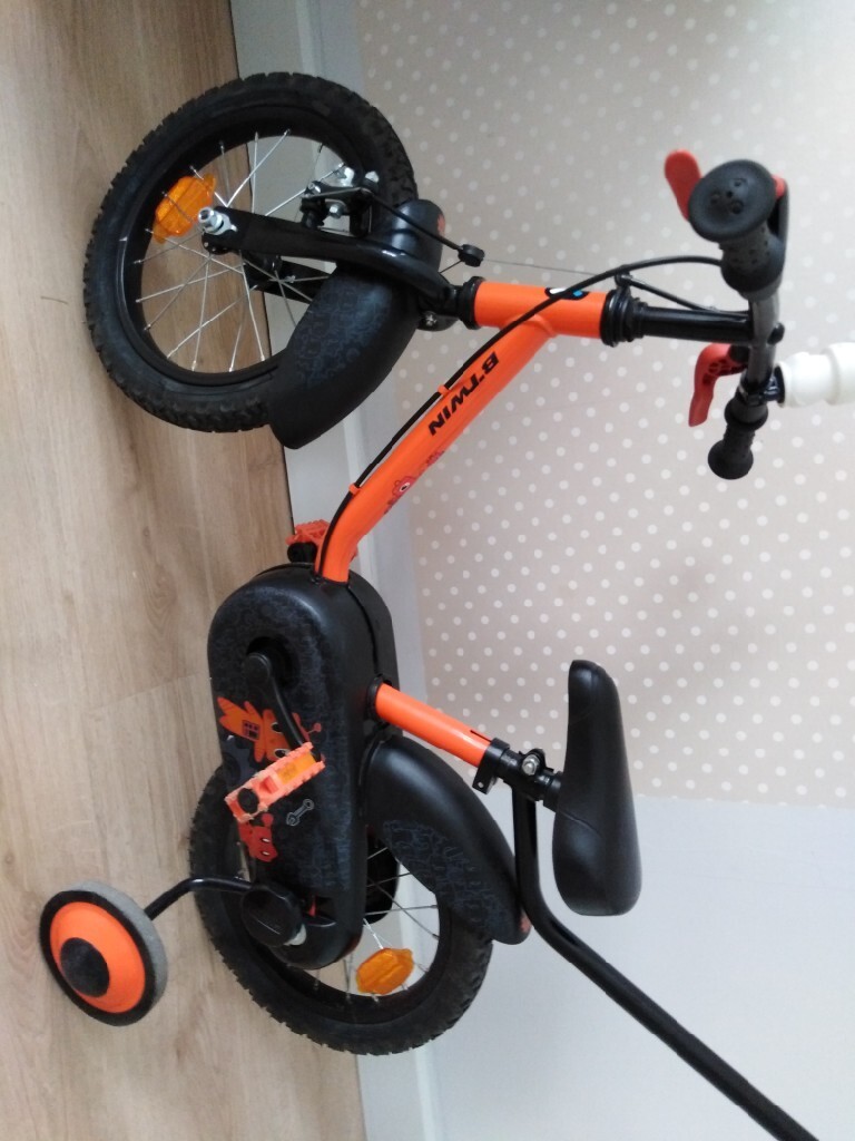 B twin 14 cali kółka boczne z decathlon rower Poznań Ogłoszenie na