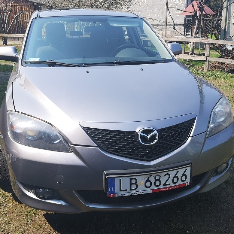 Mazda 3 1.6 MR EXLUSIVE Benzyna, 2004 rok. Biała