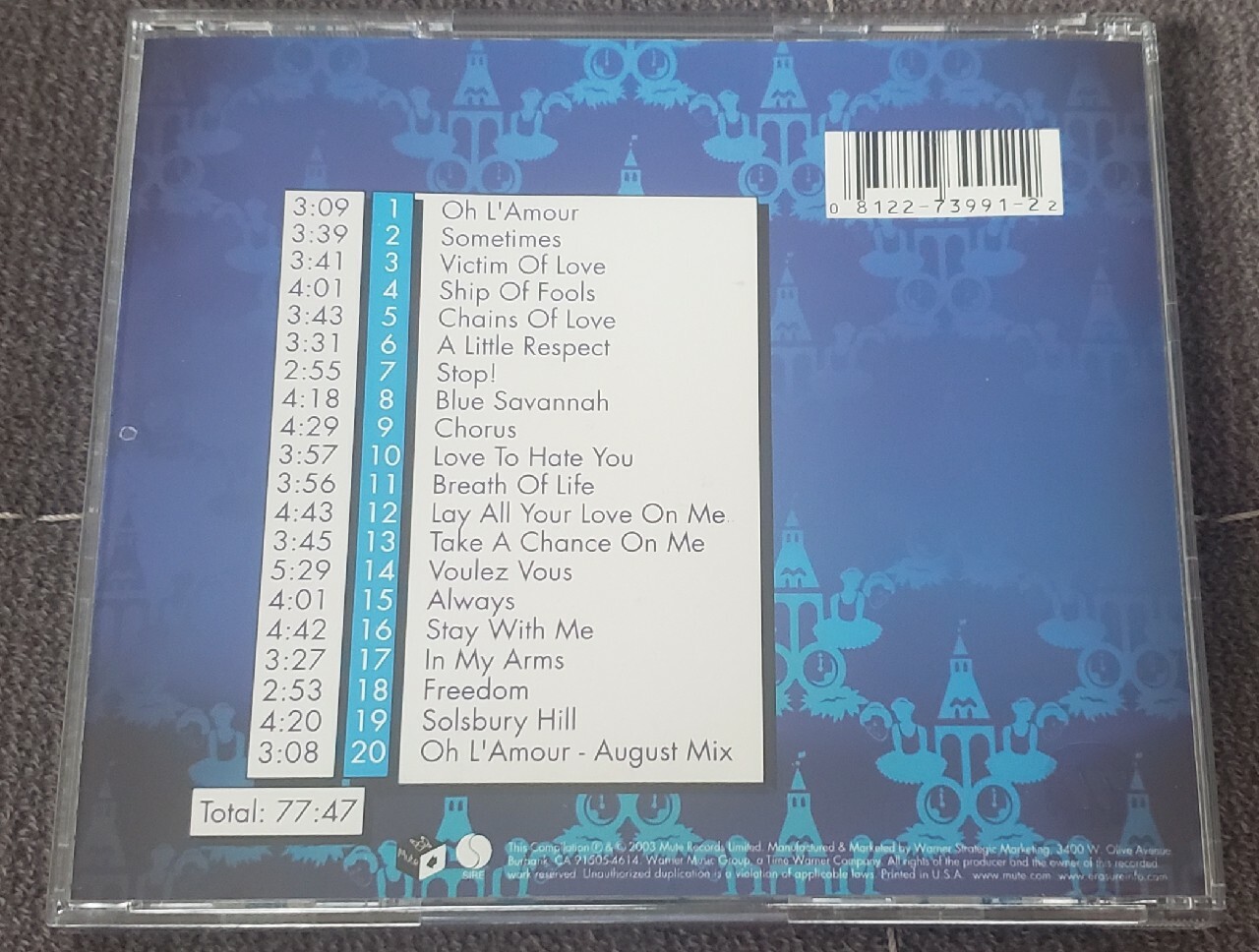 Erasure Hits! The Very Best Of Erasure USA CD Wygiełzów Kup teraz