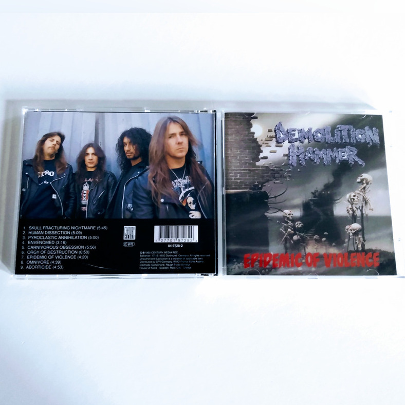 DEMOLITION HAMMER "Epidemic of Violence" Rare CD Krosno Licytacja