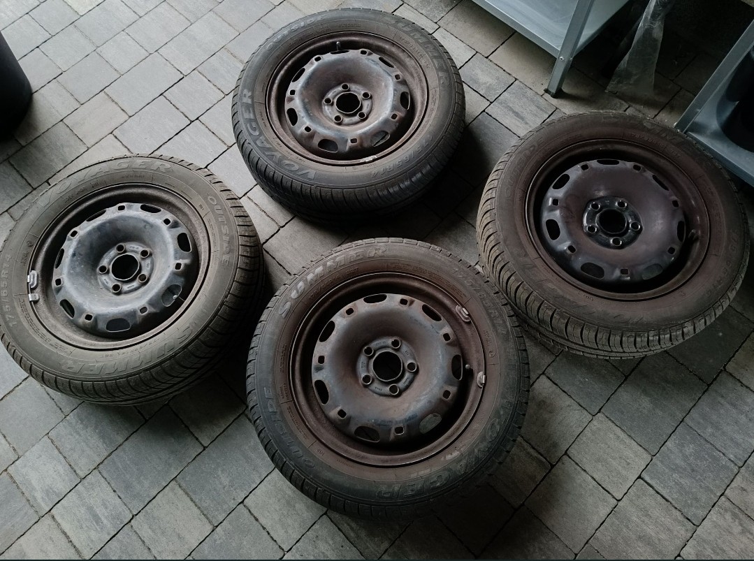 4 ШТУКИ ДИСК ДИСКИ КОЛЕСА ШИНИ ЛІТНІ 175/65 R14 R.14 5X100 7MM 