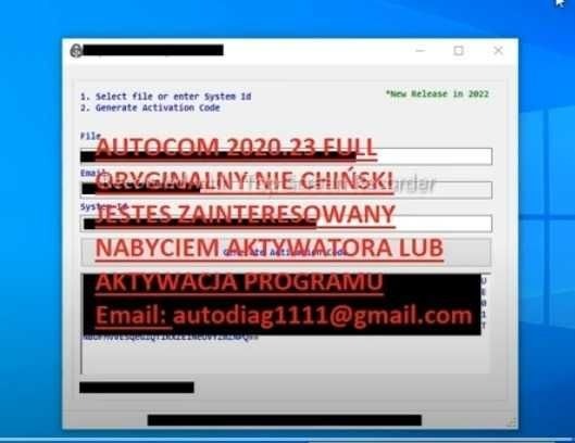 AKTYWATOR KEYGEN AUTOCOM 2020.23 | Warszawa | Kup teraz na Allegro Lokalnie