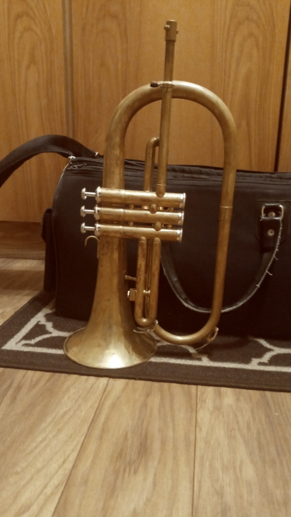 Yamaha flugelhorn 2310 powloka Raw Brass, z futera Szczecin