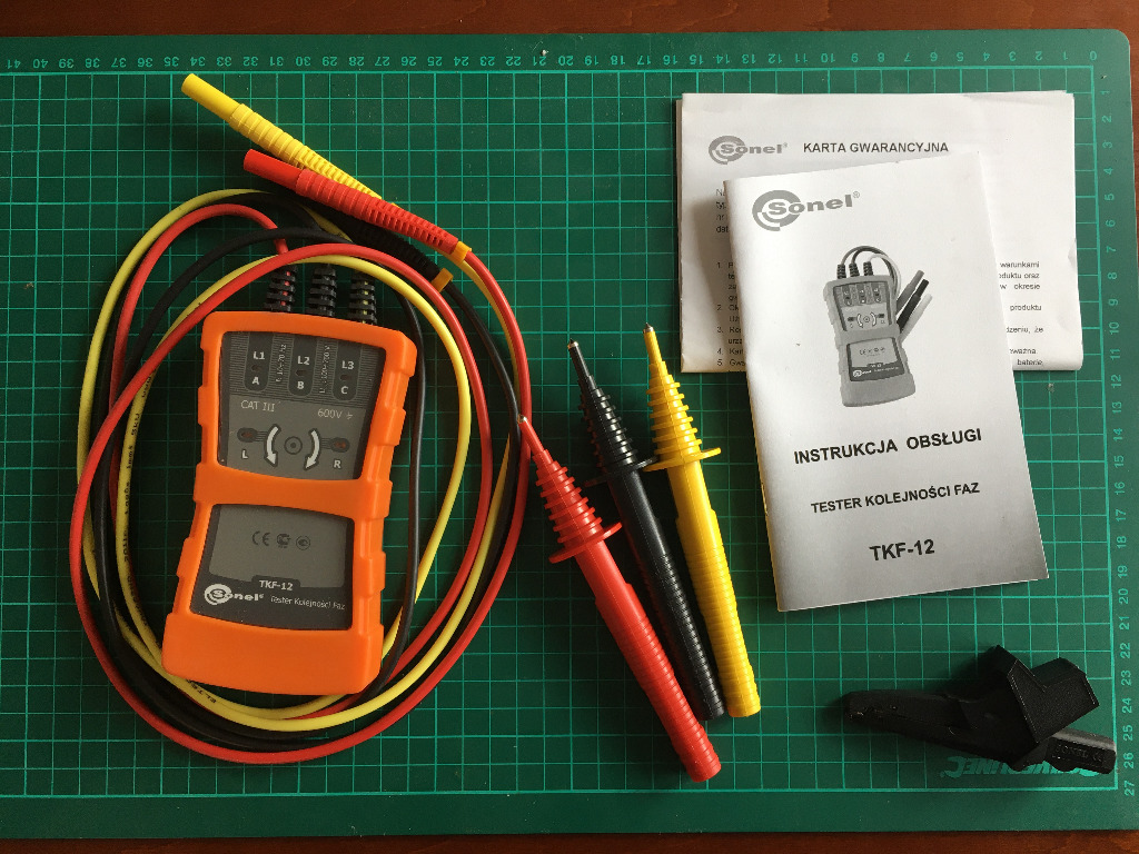 Tester kolejności faz TKF-12 Sonel | Lipusz | Kup teraz na Allegro Lokalnie