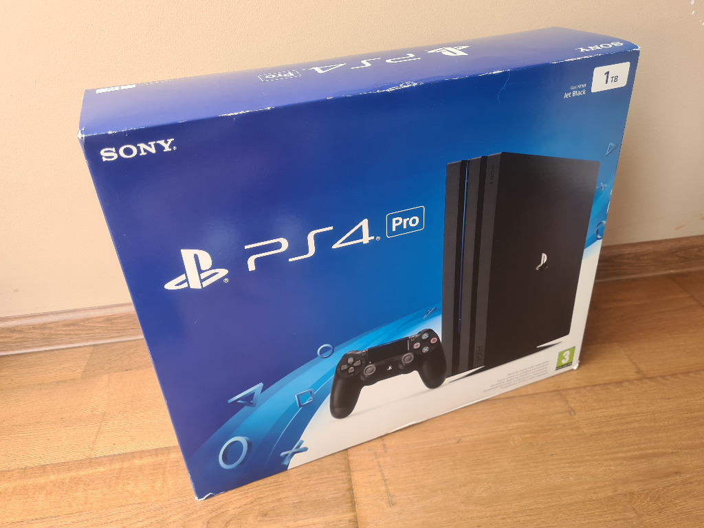 Playstation 4 PRO BOX (CUH7016B) + pad i ładow. Szczecin Licytacja