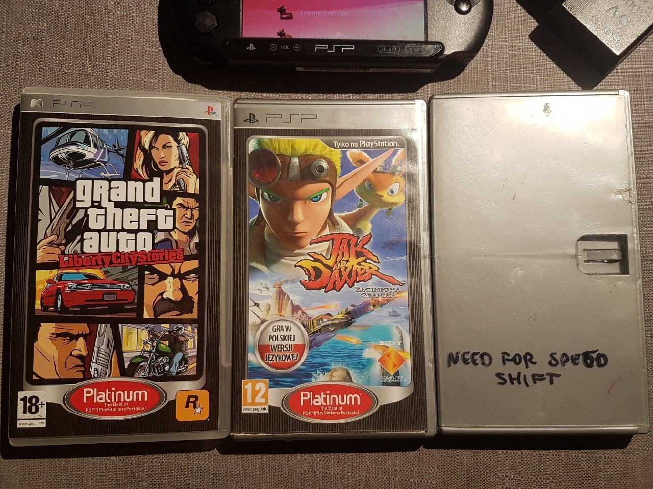 Psp Street e1004 + ładowarka + etui + 4 gry+ karta Wejherowo Kup