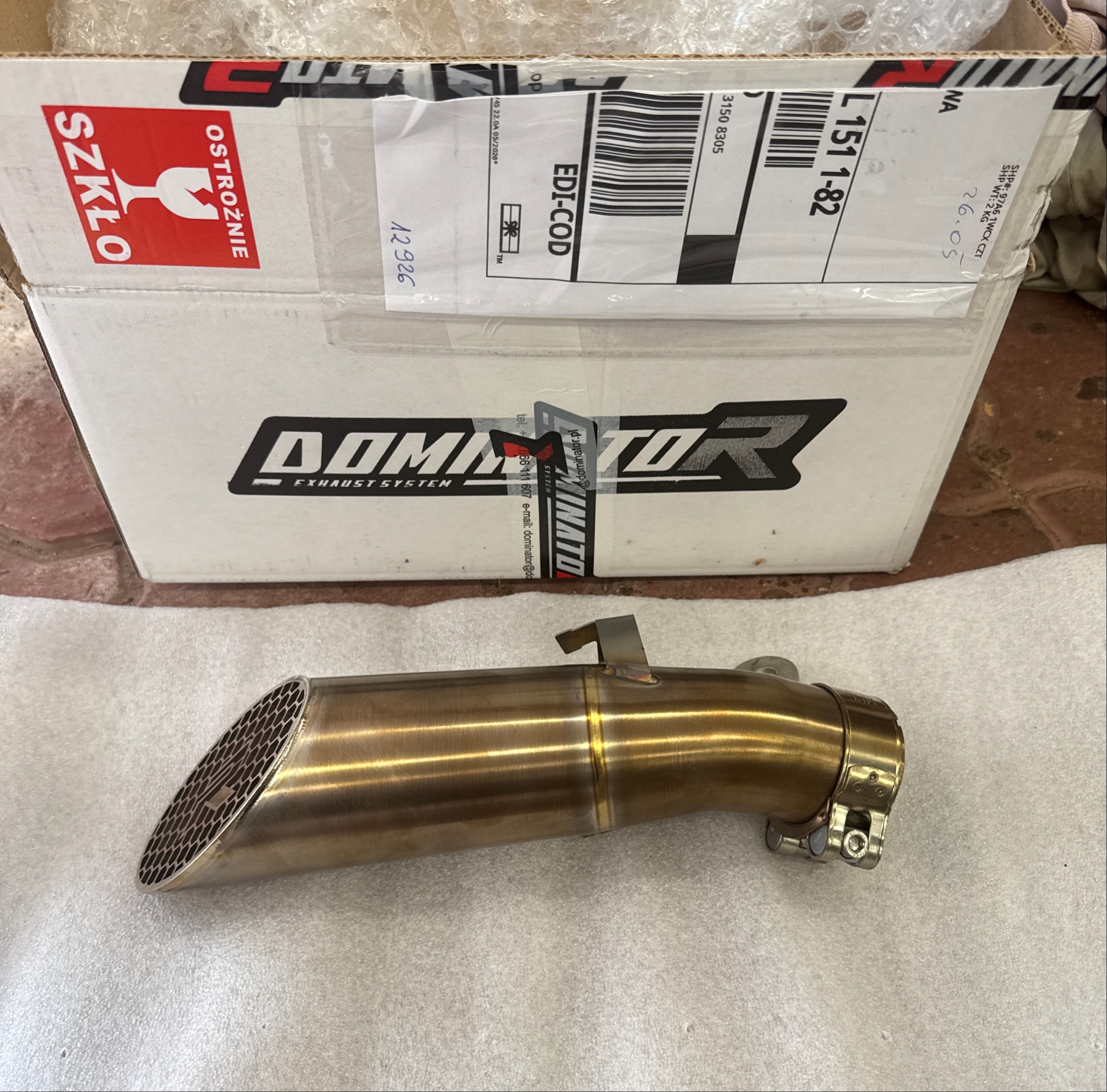ВИХЛОП DOMINATOR GP3 GSX-S 1000 /GT/GX 